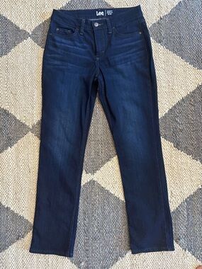 Lee Women's Dark Indigo Straight Leg Jeans